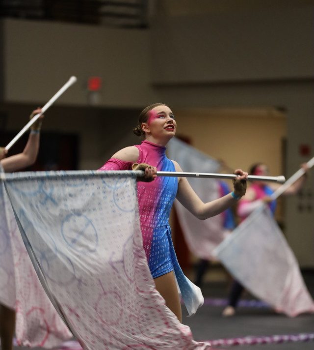 Junior Competes in Baton Twirling